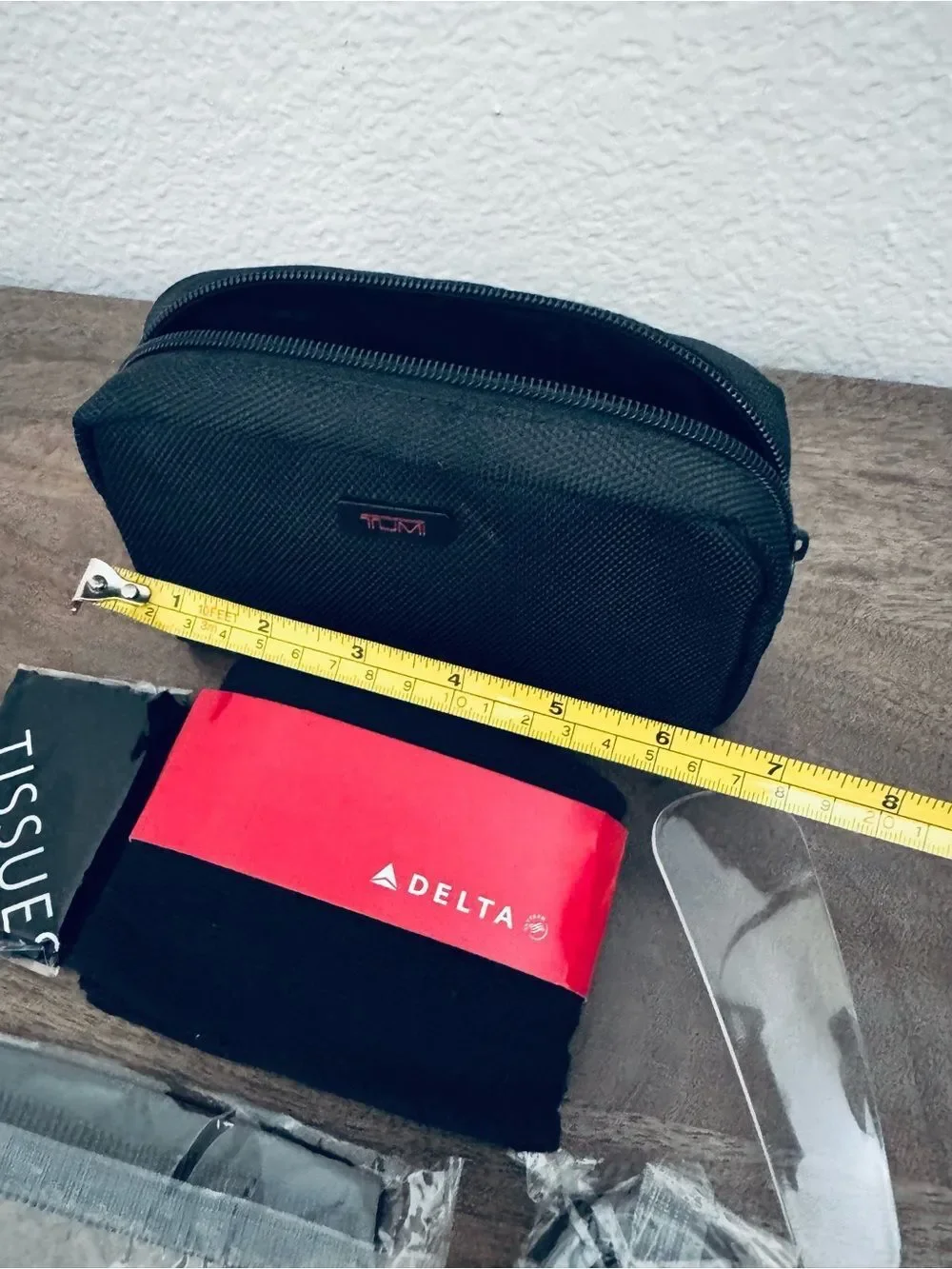 Tumi for Delta Airlines Premium Airline Travel Amenity Kit Bag